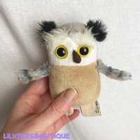 4.5" Living nature owl realistic small soft toy plush