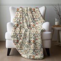 Woodland Owl Blanket Forest Birds Throw Owl Lover Gift Rustic Cabin Decor Owls On Branches Blanket O