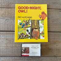 Good-Night Owl! // Pat Hutchins // Scholastic Book & Cassette Tape Set