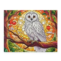 Stunning Owl Puzzle, 120, 252, 500-Piece Jigsaw, Nature Gift, Wildlife Decor, Family Fun Activity, P