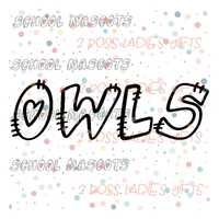 Doodle Letters OWLS school mascot - Transparent