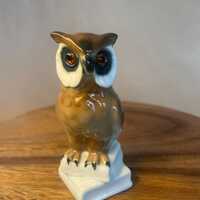 Vintage E&R Porcelain Owl - made in W. Germany - perfect condition