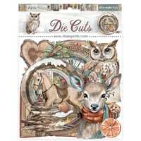 Stamperia The Owl's House Assorted Die Cuts ,Craft Supplies,Card Making,Scrapbook,Christmas Fore