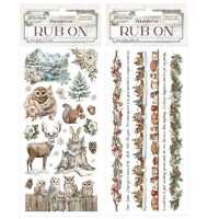 Stamperia  The Owl's House Rub On ,Scrapbook Transfer Rub On ,Crafts Supplies,Collage,Adhesive N