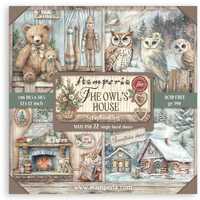 Stamperia The Owl's House 12" x 12" Single Faced Maxi Paper Pad ,Craft Supplies,Card M