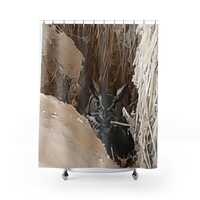 Owl Shower Curtains - Beautiful Barn Owl Design, Nature-Inspired Bathroom Decor, Wildlife Home Acces
