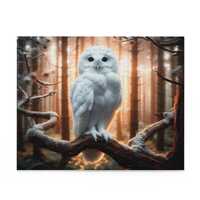 Mystical Owl Puzzle: 120, 252, 500-Piece Indoor Challenge, Bird Lovers Gift, Relaxing Hobby, Mindful