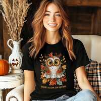 Cute Ghost Owl Halloween Shirt,Owl Ghost Tee,Fall Owl Tshirt,Owl Lover Tee,Boho Owl Shirt,Halloween 