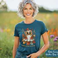 Cute Ghost Owl Halloween Shirt,Owl Ghost Tee,Fall Owl Tshirt,Owl Lover Tee,Boho Owl Shirt,Halloween 