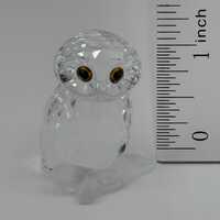 Swarovski, Crystal, Owl, Figurine, Vintage, Perfect Condition, Retired, "Feathered Beauties&quo