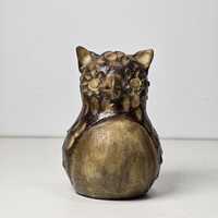 Vintage Ceramic Owl Figurine | Made in Sweden |