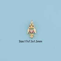 18K Gold Filled Owl Necklace,CZ Micro Pave Owl Pendant, Nature Necklace,Owl Gifts,Night Owl Annivers