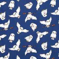 Harry Potter Hedwig Owl Fabric 100% cotton. Also sold by the half yard or full yards.