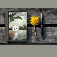 Barn Owl By Moonlight Hardcover Journal Matte