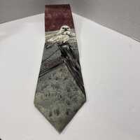 Endangered Species Snow Owl Silk Men's Necktie