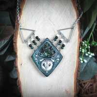 Forest Owl Necklace: Fantasy Fairy Jewelry