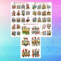 Planner Stickers Quirky Owls Christmas Stickers Sticker Decorative Stickers Planner Day Sticker Func