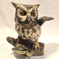 Norleans Ceramic Owl ~ Made in Japan ~ Vintage Figurine