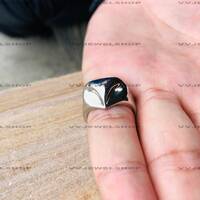 Owl Face Ring, Barn Owl Ring, Geometric Sterling Silver Barn Owl Ring, any Owl lover&rsquo;s Jewelry