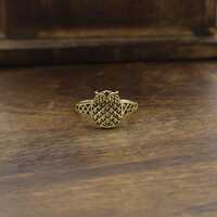 Brass Owl Ring, Adjustable Animal Design Handmade Ring, Unique Boho Brass Jewelry, Spirit Animal Rin