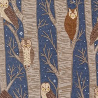 Night Owl Trees Dusk 48420 14 by Gingiber- Moda- 1/2 Yard