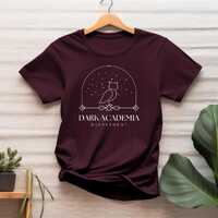 Dark Academia Department Unisex Tee - Harry Pottery Bookish Fan, Owl Shirt, Vintage Literature Lover