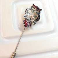 Vintage Owl Lapel Stick Pin