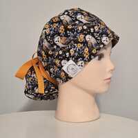 I owl for you Scrub Hat, Ponytail Style surgical cap, FREE DOMESTIC shipping