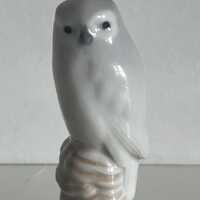 Royal Copenhagen Snowy Owl 1741 Porcelain Figurine VGC!