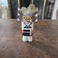 Vintage Hopi Owl Woman Kachina Rt. 66 1960s Souvenir Mongwa Kachina