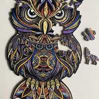 Wooden Owl Puzzle | Wooden Jigsaw puzzle  | Custom Puzzle | Handmade Puzzle | Handmade Gift