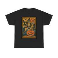 Owl T Shirt Unisex | Retro Comic Style Night Bird Tee | Spooky Forest Shirt | Cool Gift for Owl Love