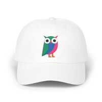 Colorful Abstract Owl Baseball Cap