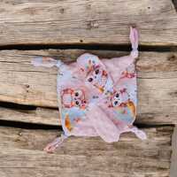Doudou fait main hibou personnalisé