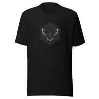Geometric Owl T-Shirt Sacred Geometry Dark Streetwear – Spiritual Animal Tee – Mystic Un