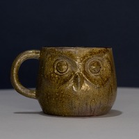 Owl Mug Ceramic – Handmade Coffee & Tea Cup- Gift for Owl Lovers - Artisan Stoneware Potte