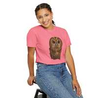 Brown Owl Graphic Unisex T-Shirt, Casual Wear, Nature Lover Gift, Wildlife Enthusiast Apparel, Uniqu