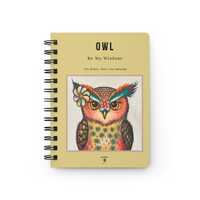 Owl Illustration Spiral Notebook: Nature Journal, Bird Lover Gift 5x7 "