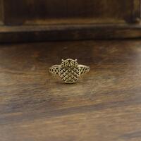 Handmade Brass Owl Ring – Unique Animal Spirit Jewelry,Vintage Inspired Adjustable Bird Ring, 
