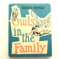 Owls in the Family Children's Book by Farley Mowat, Weekly Reader Book Club, Little Brown and Co