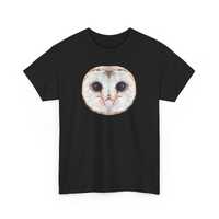 Owl Graphic Tee, Animal Unisex Cotton T-Shirt, Gift for Animal Lovers, Casual Everyday Wear