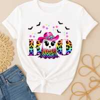 Owl Tee, Whimsical Owl T-Shirt, Colorful Halloween Shirt, Unique Owl Gift, Halloween Apparel, Fun Fa