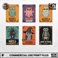 Spooky Owl Halloween PNG, Cute Mummy Owl T-Shirt, Digital Download Witch Owl Clipart for Shirts, Cra