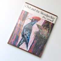 Vintage Brian Wildsmith book, The Owl and the Woodpecker, 1971, Franklin Watts