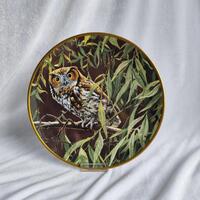 Dawn in the Willows Plate &ndash; Noble Owls of America &ndash; John Seerey-Lester &ndash; Hamilton 