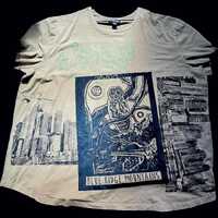 Blue Ridge Mountains Owl Bubble Tee ~ Size 6XL