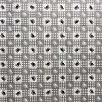 Owl-o-Ween by Urban Chiks for Moda/Quilting Sewing Fabric/Spider/Grey Black Cream/Halloween/Checked/