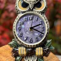 Spooky Owl Wall Clock
