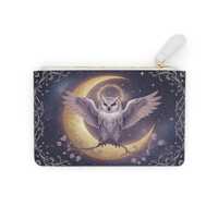 Celestial Owl Whisper Mini Clutch Bag - Symbolic Fashion Accessory - Gift for Zodiac Lover - Zodiac 