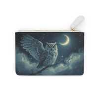 Guardian Mist Owl Mini Clutch Bag - Symbolic Fashion Accessory - Gift for Celestial Seeker - Celesti